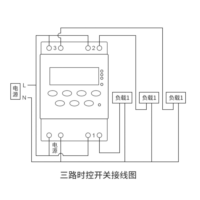 二三回路时控开关KG316T-3智能全自动循环多路独立定时器220V家用 - 图3