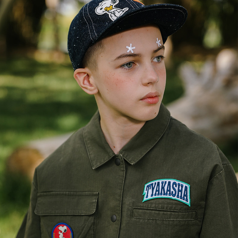 TYAKASHAKIDS塔卡沙xPEANUTS童装裤子2025夏季新款男女童连体裤