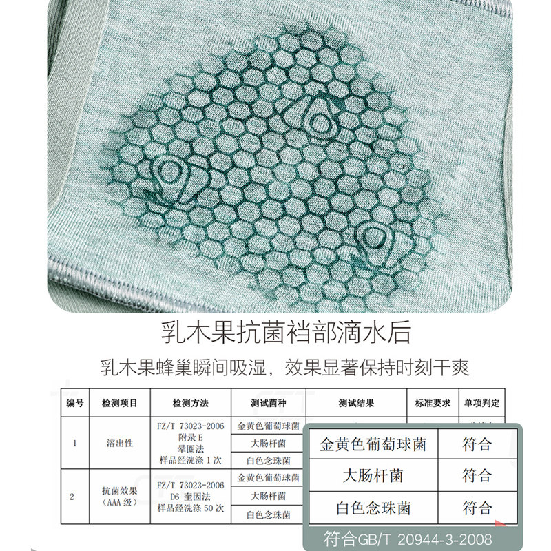 猫人女士平角无痕纯棉抗菌安全裤 猫人铭基内裤