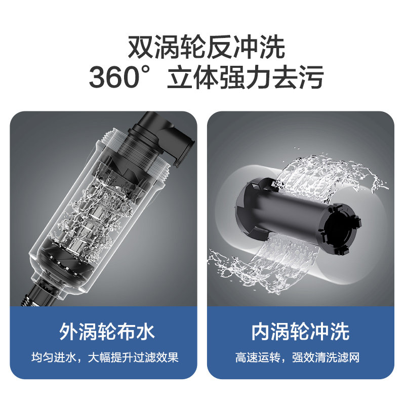 九牧自来水自动反冲洗家用头净水器 九牧上正净水器