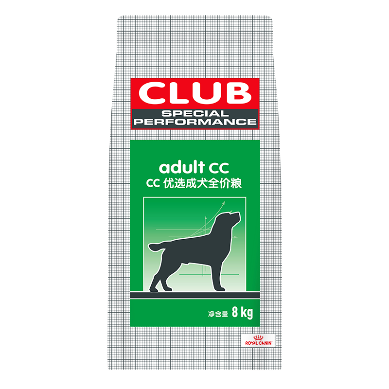 皇家狗粮CC优选小中大型成犬粮3.5KG/8KG金毛泰迪通用狗粮全犬种优惠券