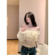JustQin Hualei Holiday 2026 New Summer Clothes Sexy One-shoulder Tops Slim Small Shirts Chiffon Shirts