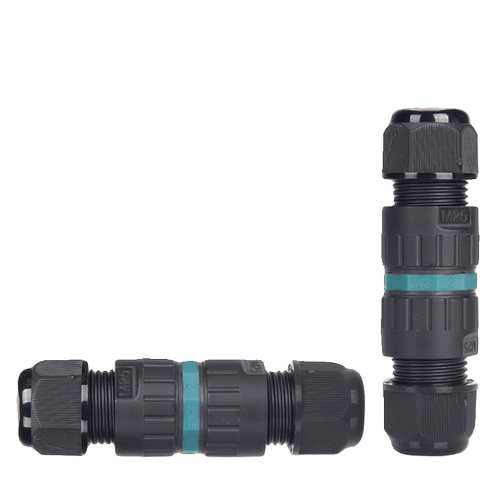 惟兴P25电缆防水头阻燃快速按压式接线器户外电线防水连接器IP68 - 图3