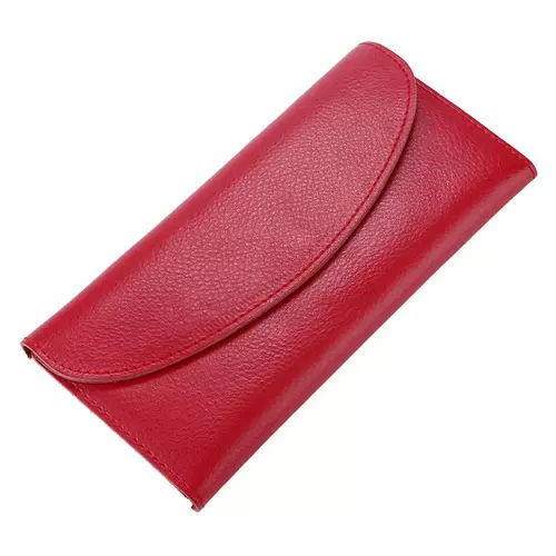 Желтый длинный бумажник, длинная универсальная сумка через плечо, ультратонкий кошелек, на удачу