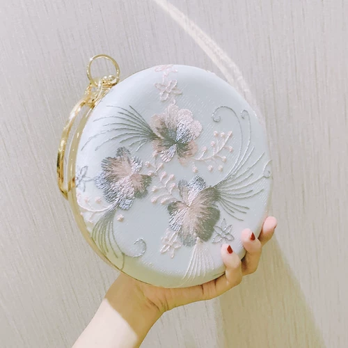 Небольшая сумка, летняя сумка через плечо, универсальное ханьфу, цепь, 2020, в корейском стиле, в западном стиле, сумка для еды