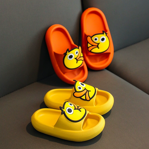 Детские слайдеры, мультяшные нескользящие тапочки на платформе, популярно в интернете, мягкая подошва