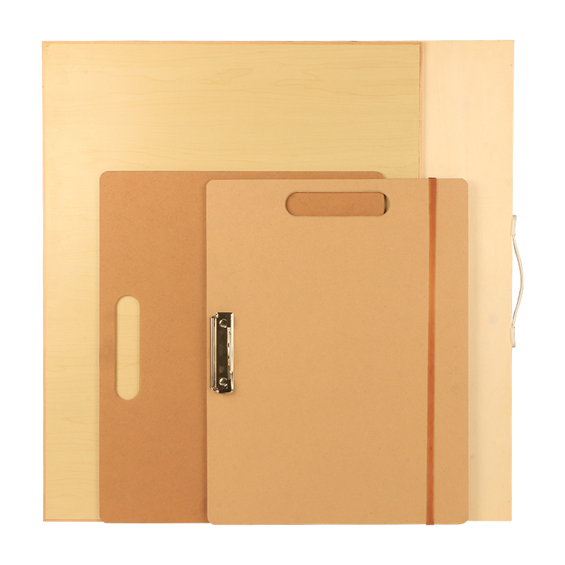 图绘通素描油画板4k四开全开实心空心画板美术生速写板8k2k学生美术绘图A3画架板木质画室专用画材工具套装 - 图3