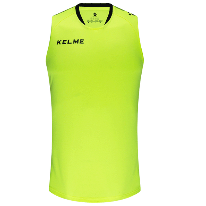 KELME/卡尔美训练健身衣男无袖运动背心紧身衣夏透气速干弹力T恤-图0