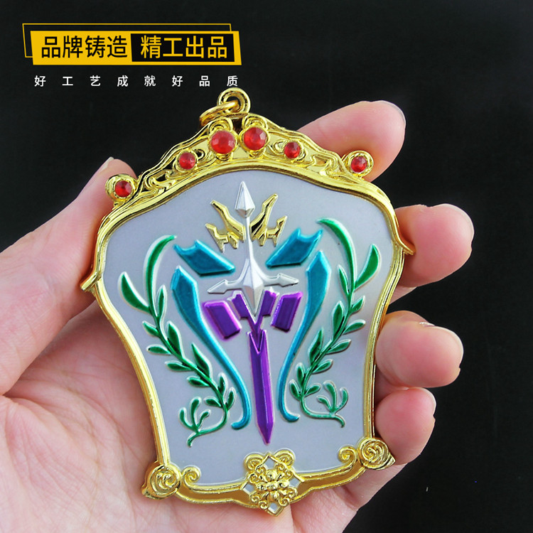 斗罗动漫周边金色镶钻挂件钥匙扣 弘麓磐玩具动漫卡牌/挂件/文具