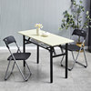 Rectangular portable conference folding table long table