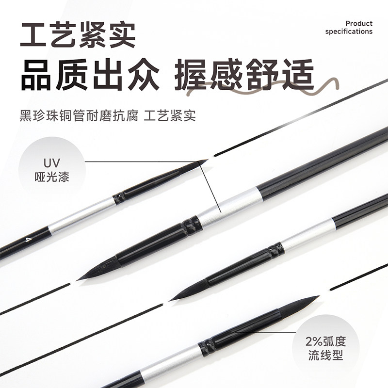 Black swan watercolor pen for art painting