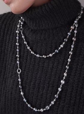 大溪地真多麻项链手链明星同款