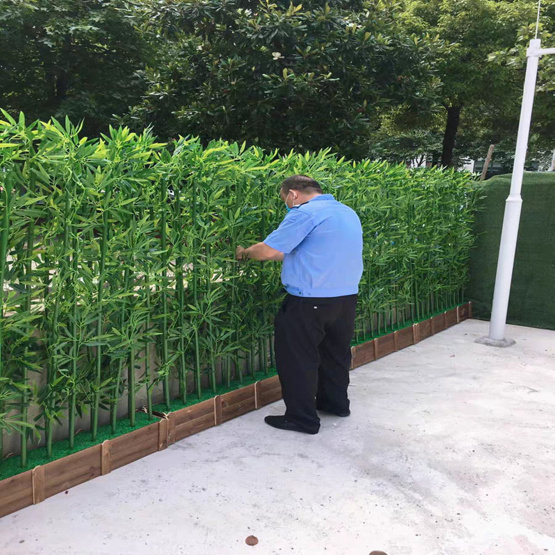 仿真竹子装饰假竹子仿生绿植物造景隔断室内庭院户外塑料背景挡墙,淘宝优惠券,粉丝福利购,淘宝优惠卷