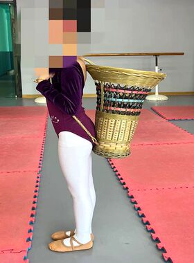 背篓家用农村传统手工编织小背篓成人女款苗族道具儿童演出道具