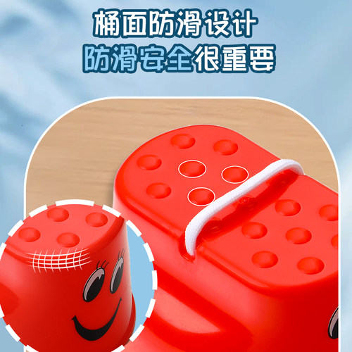 儿童踩高跷幼儿园感统器材家用小孩平衡前庭训练户外体能运动玩具 - 图1