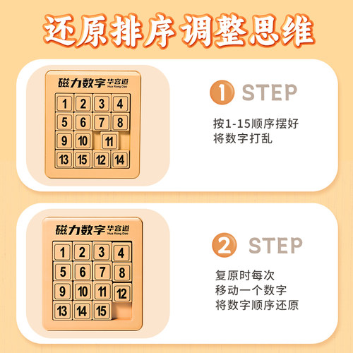 儿童进阶益智磁性立体拼图幼儿磁力早教开发宝宝平图男孩女孩玩具 - 图3