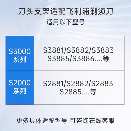 飞利浦剃须刀Series2000刀头s2881 s2882 s2883 s2885刀片网原装 - 图1