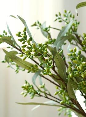 北欧尤加利果仿真花家居装饰