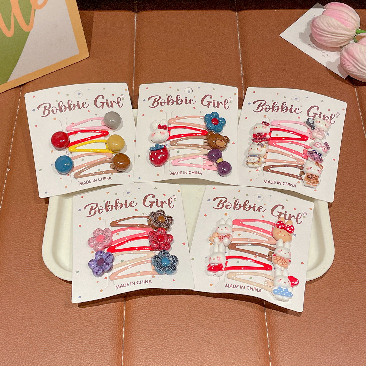 儿童发夹女童碎发bb夹宝宝不伤发卡通小兔发卡小女孩刘海侧边夹女,淘宝优惠券,粉丝福利购,淘宝优惠卷