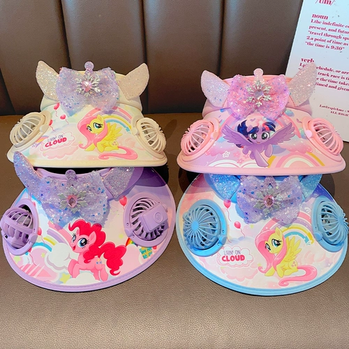 Пони, вентилятор, летняя шапка, дорожная ультрафиолетовая солнцезащитная шляпа, защита от солнца, защита от ультрафиолета