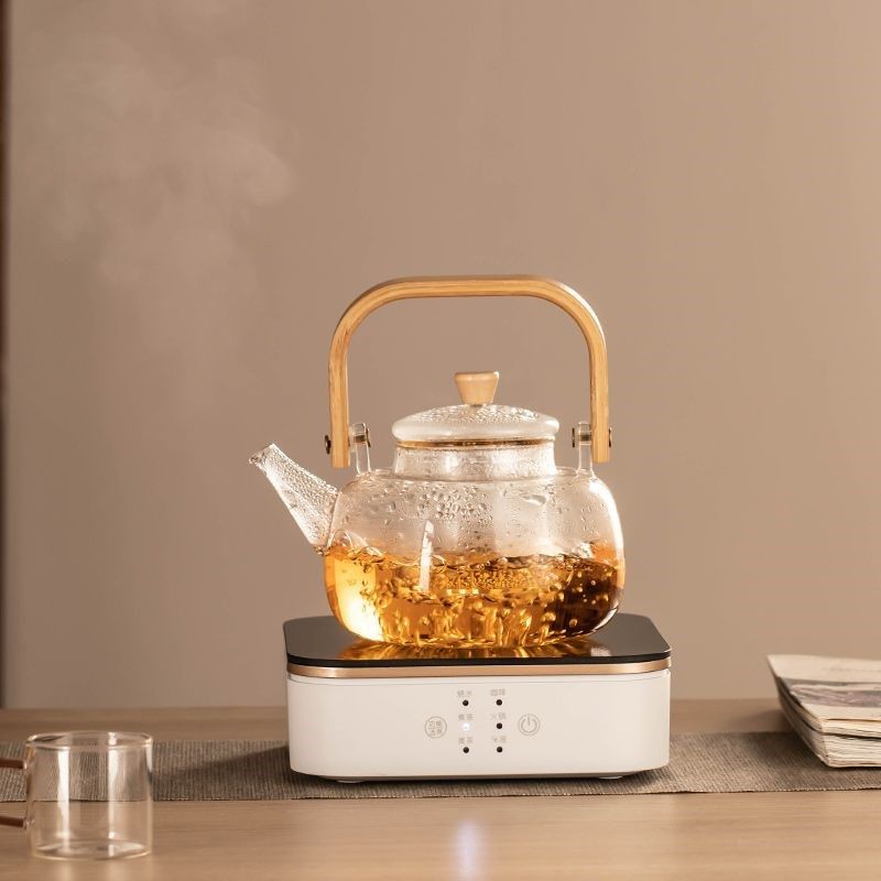 玻璃煮茶壶烧水泡茶壶专用电陶炉家用花茶壶提梁壶蒸茶器会客泡茶,淘宝优惠券,粉丝福利购,淘宝优惠卷