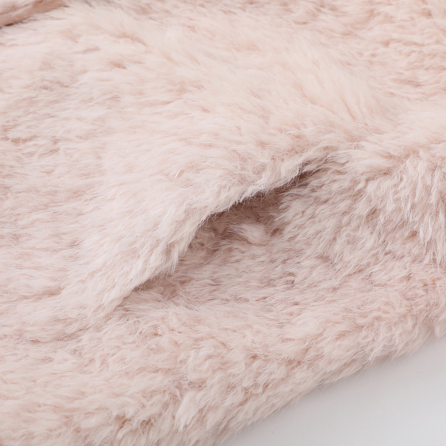 2025秋冬季甜美粉色温柔羊羔毛气质皮草配小包包圆领毛毛短外套女,淘宝优惠券,粉丝福利购,淘宝优惠卷