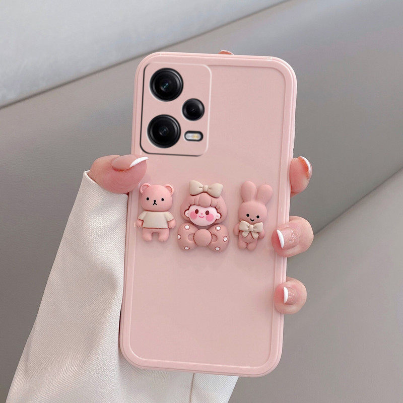 适用于红米note12pro手机壳noto12por十小米tpro5g可爱女125g+新款nont软壳n0te卡通全包red防摔极速版turbo - 图1