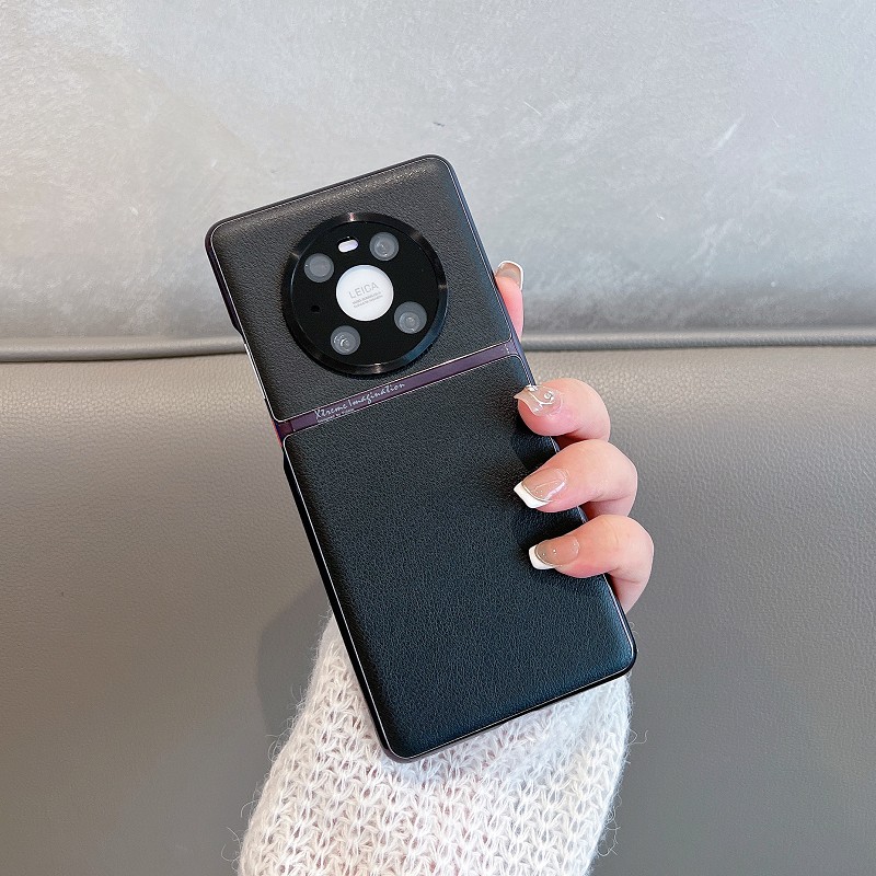 适用于华为mate40手机壳mata40pro新款mt40e简约meta4o时尚m40por女ma4oe全包镜头mete白色epro半包硬壳meite - 图3