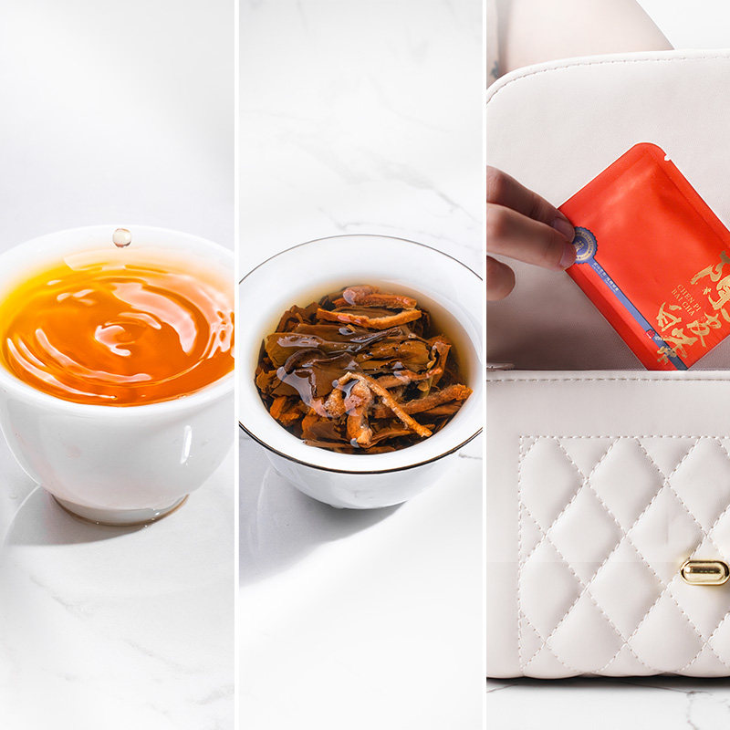 首作福鼎老白茶陈皮白茶饼寿眉小方片陈皮茶老陈皮茶叶礼盒焖茶壶,淘宝优惠券,粉丝福利购,淘宝优惠卷