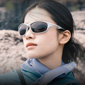 户外运动登山护目镜发箍墨镜千禧风Y2K猫眼女骑行偏光太阳眼镜男