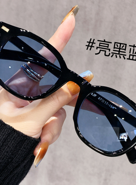韩系小框墨镜女款小脸专用开车偏光太阳镜高级感防紫外线近视度数