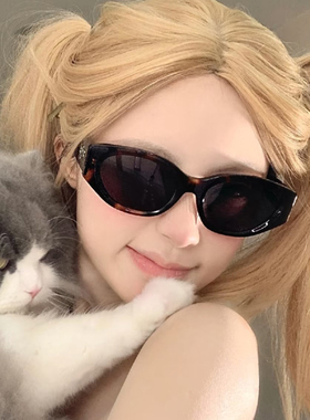 玳瑁猫眼墨镜女防紫外线高级感