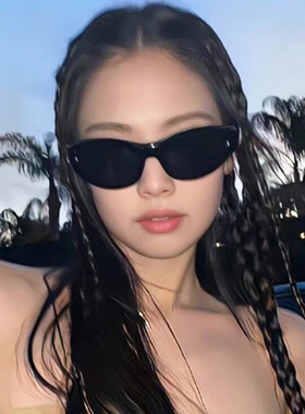 gm复古猫眼墨镜女潮酷辣妹欧美风