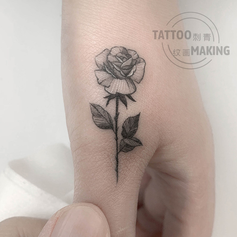 玫瑰花刺青图 新人首单立减十元 21年7月 淘宝海外