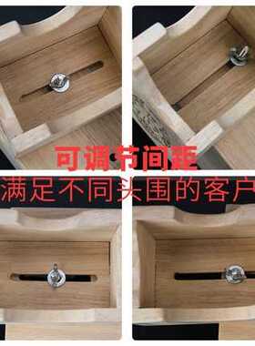 双耳艾灸枕头木制艾灸成人耳朵控温艾灸盒橡木按摩颈椎枕厂家
