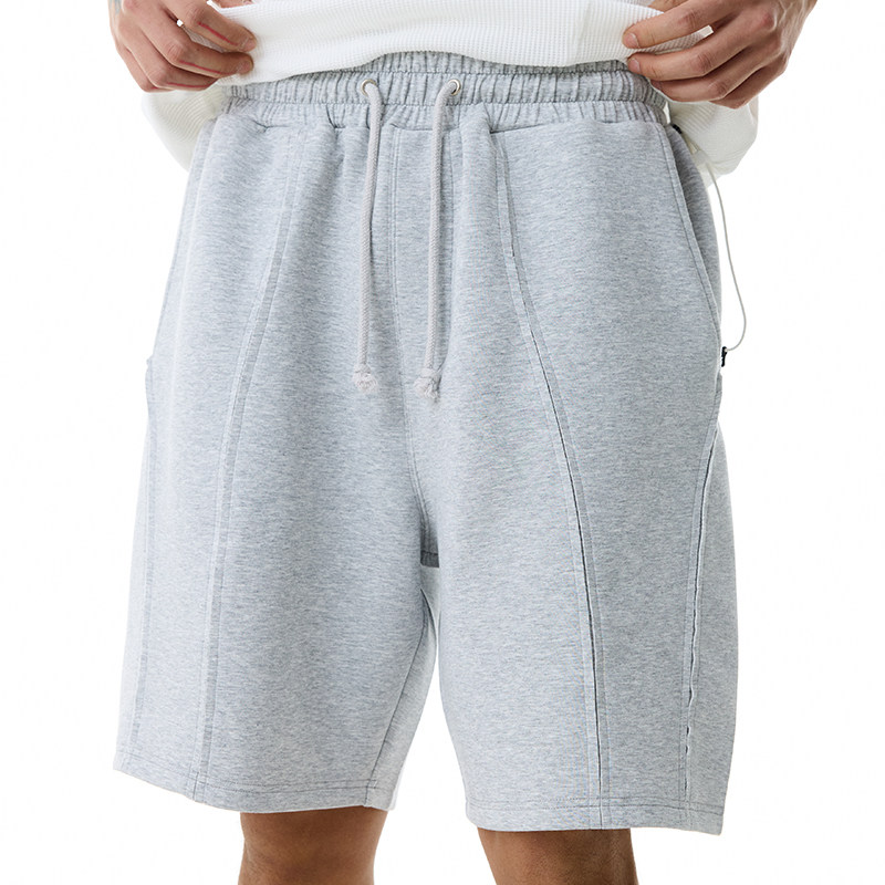 WHIMNOTION 25SS进口天丝莫代尔破骨活页短卫裤男休闲运动五分裤 - 图2