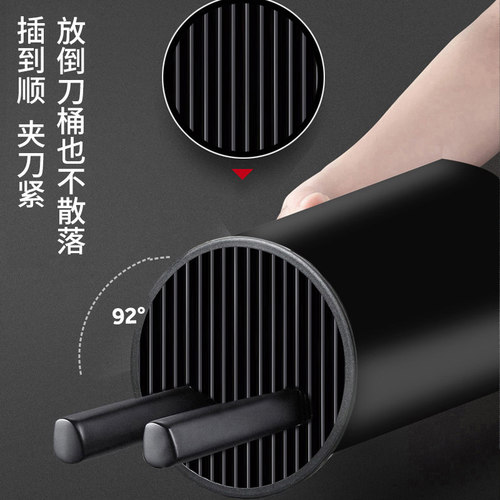 台面款刀桶刀座插刀架新款厨房置物架家用刀具收纳架子厨具收纳架 - 图0
