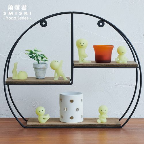 角落君SMISKI瑜伽系列荧光盲盒摆件潮玩夜光呆萌日本盲盒角落精灵 - 图2