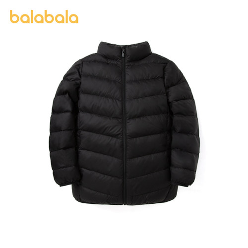 巴拉巴拉男童女童羽绒服儿童轻薄立领外套中大童宝宝冬装新款童装 - 图3