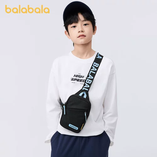 巴拉巴拉 Детская сумка через плечо для мальчиков, рюкзак, нагрудная сумка, сумка для путешествий, поясная сумка для отдыха