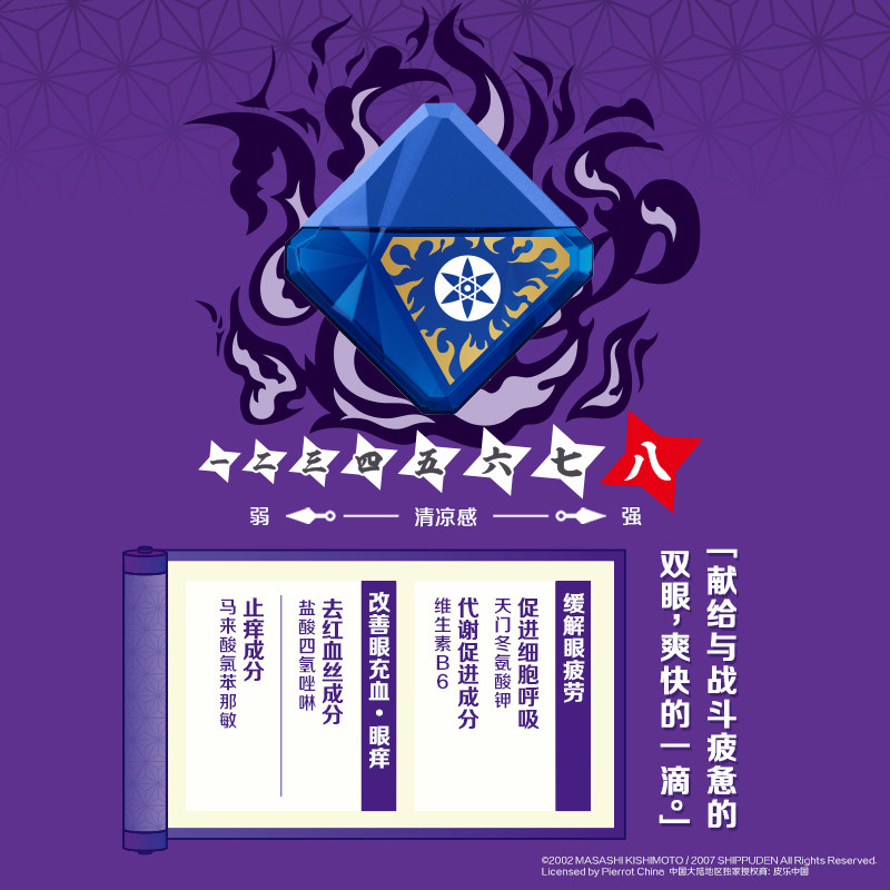 rohto乐敦史莱姆眼药水劲Z勇者斗恶龙清凉缓解视疲劳干润眼液联名