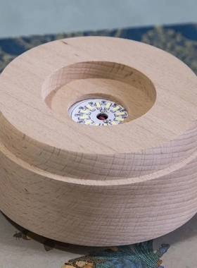 水晶球旋转音乐盒八音盒LED发光