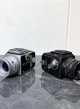 新品哈苏503CW单反相机模型 样板间书房摆件复古仿真道具镜头CF80