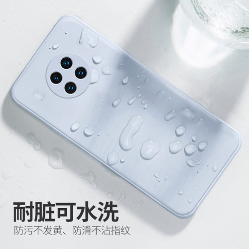 适用于红米note95g手机壳防摔新款note9pro液态硅胶4g女樱花紫手绳保护套简约纯色情侣款2024新色超薄软外壳 - 图3