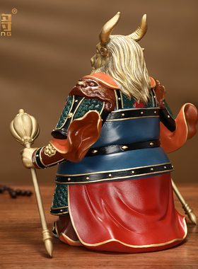 北将全铜中式摆件国潮客厅祝福