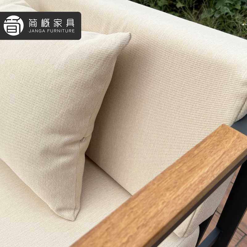 新款直销简约工业户外沙发别墅休闲会所庭院露天阳台藤编铝合金不,淘宝优惠券,粉丝福利购,淘宝优惠卷