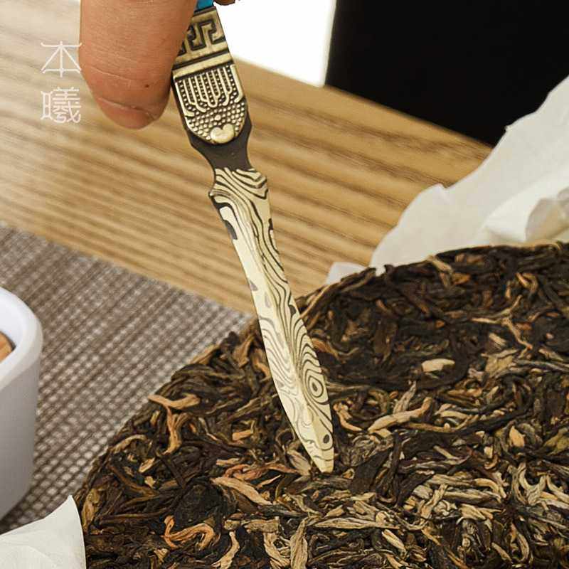新款直销合金普洱茶刀大马士革古马黑茶撬茶茶针茶艺茶道配件功夫,淘宝优惠券,粉丝福利购,淘宝优惠卷