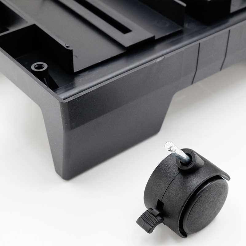 New direct selling computer host bracket removable chassis base movable tray desktop host with brake