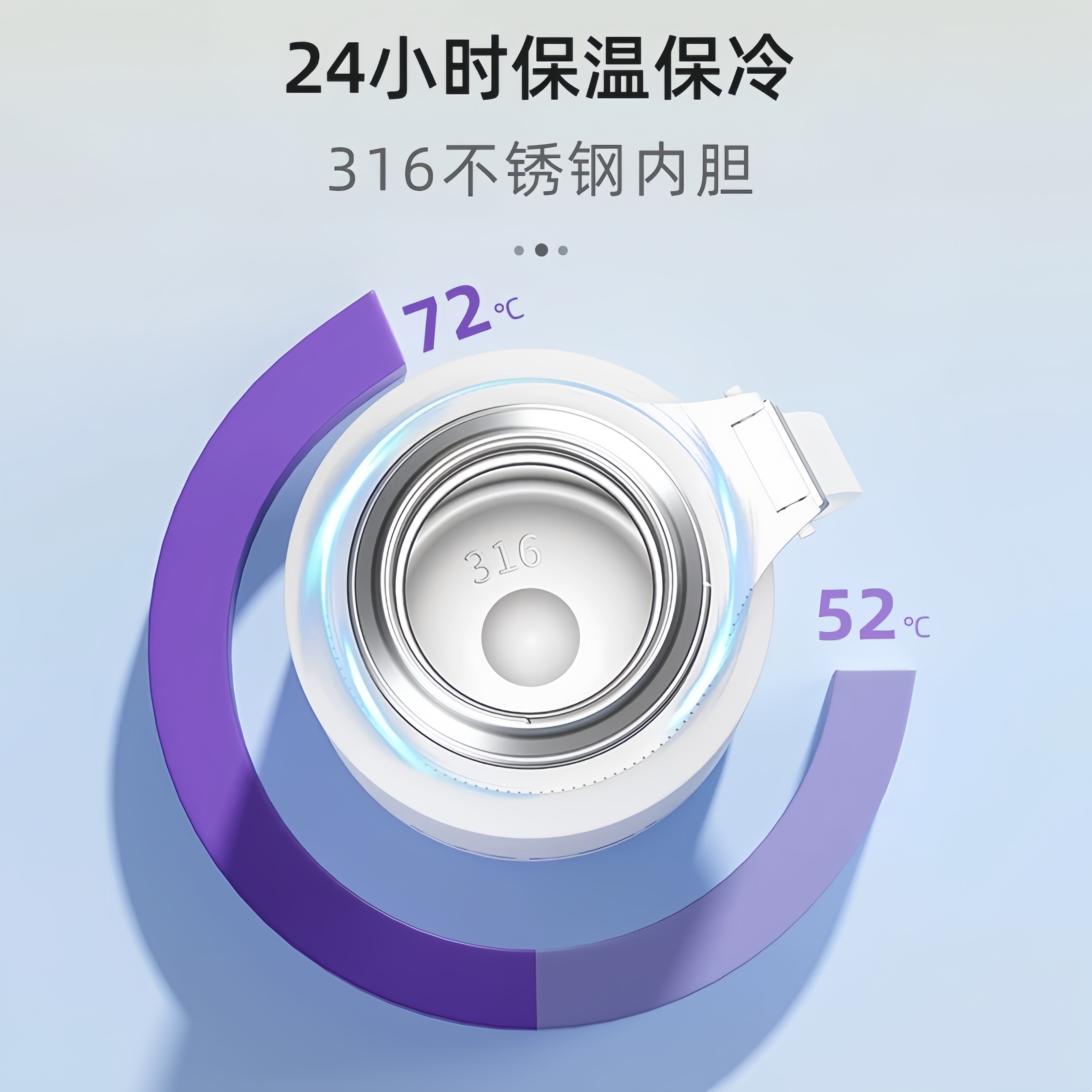 水杯保温杯女新款2024高颜值不锈钢泡茶便携学生上学专用吸管杯子
