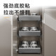 Space Aluminum 304 stainless steel kitchen cabinet pull basket